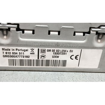 Recambio de sistema audio / radio cd para chevrolet cruze (j300) 2.0 cdi referencia OEM IAM 94563272 7612034311 