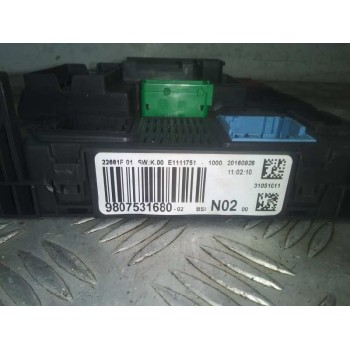 Recambio de centralita bsi para citroën c-elysée exclusive referencia OEM IAM 9807531680 BSIN0200 