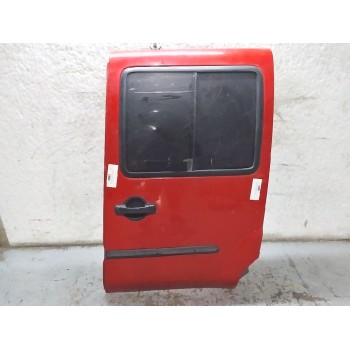 PUERTA LATERAL CORREDERA IZQUIERDA ACRISTALADA ROJA