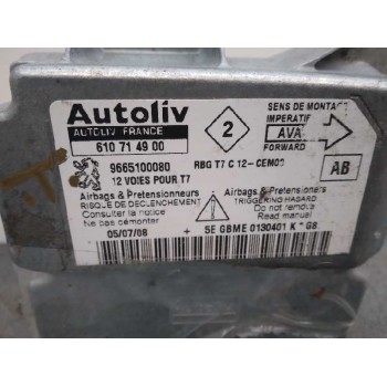 Recambio de centralita airbag para peugeot 308 sw confort referencia OEM IAM 9665100080  