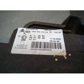Recambio de faro derecho para citroën c3 picasso sx referencia OEM IAM 9681806180  
