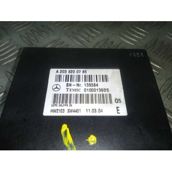 Recambio de modulo electronico para mercedes-benz clase s (w220) berlina 320 cdi (220.026) referencia OEM IAM A2038200785  