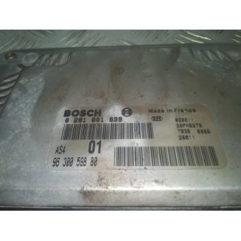 Recambio de centralita motor uce para citroën saxo 1.5 d sx referencia OEM IAM 0281001839 9630059880 