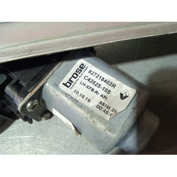 Recambio de elevalunas trasero izquierdo para renault megane iv berlina 5p 1.3 tce referencia OEM IAM 827218403R 6 PINES 