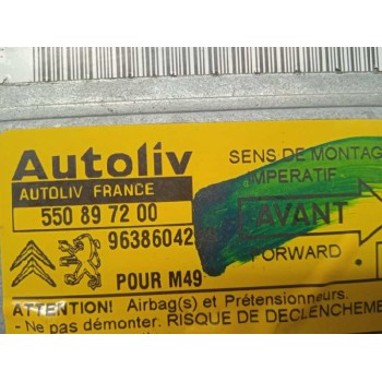 Recambio de centralita airbag para citroën berlingo 2.0 hdi cat (rhy / dw10td) referencia OEM IAM 9638604280 550897200 