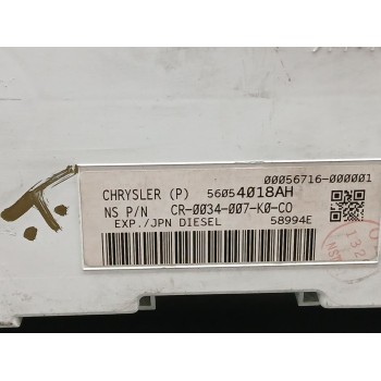 Recambio de cuadro instrumentos para jeep commander 3.0 crd cat referencia OEM IAM 56054018ah  