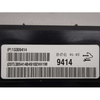 Recambio de mando climatizador para opel insignia berlina cosmo referencia OEM IAM 13309414  