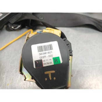 Recambio de cinturon seguridad trasero derecho para porsche cayenne (9pa) 3.2 referencia OEM IAM 95580305011HCP 560981801 