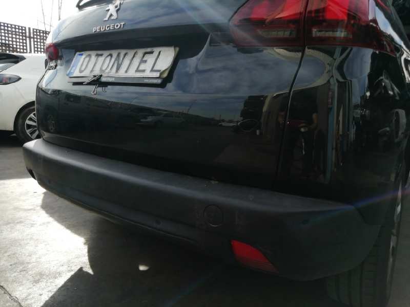 Recambio de paragolpes trasero para peugeot 2008 (--.2013) allure referencia OEM IAM  CON SENSORES NEGRO