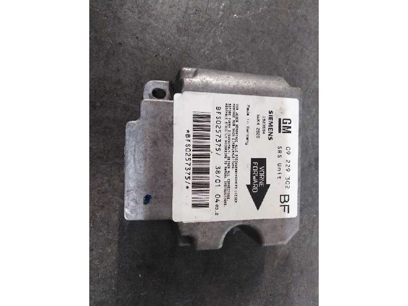 Recambio de centralita airbag para opel astra g berlina club referencia OEM IAM 09229302BF 09229302BF 