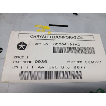 Recambio de sistema audio / radio cd para jeep commander 3.0 crd cat referencia OEM IAM 05064191ad NAVEGADOR bzcy602a