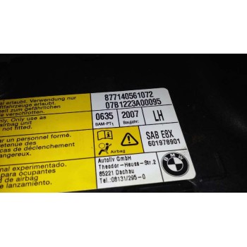 Recambio de airbag lateral delantero izquierdo para bmw serie 1 berlina (e81/e87) 118d referencia OEM IAM 877140561072  