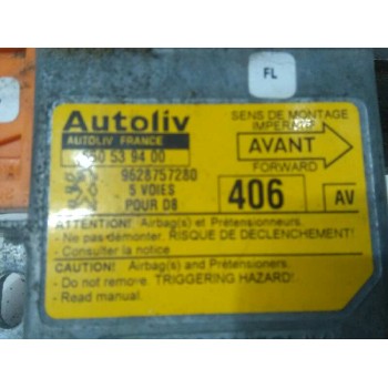 Recambio de centralita airbag para peugeot 406 berlina (s1/s2) sv referencia OEM IAM 9628757280 9628757280 
