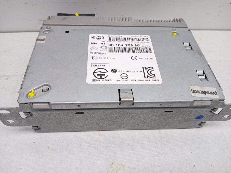 Recambio de sistema audio / radio cd para peugeot 308 sw allure referencia OEM IAM 9810475880 MULTIMEDIA 