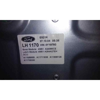 Recambio de elevalunas trasero izquierdo para ford focus berlina (cap) 1.6 tdci cat referencia OEM IAM 4M51A24995CE  MANUAL