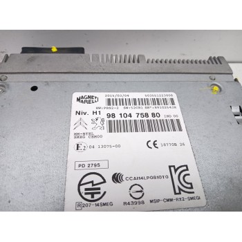 Recambio de sistema audio / radio cd para peugeot 308 sw allure referencia OEM IAM 9810475880 MULTIMEDIA 