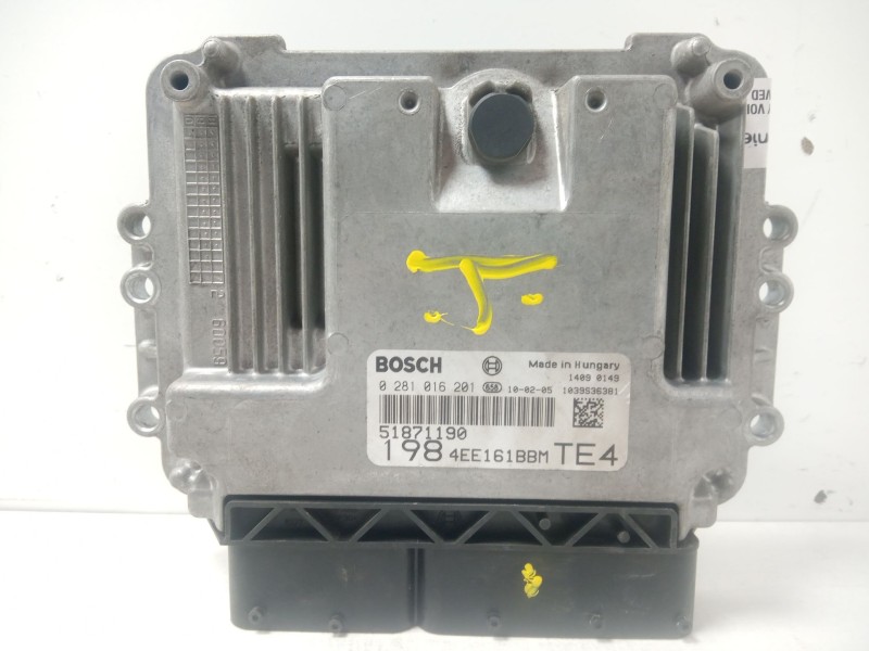 Recambio de centralita motor uce para fiat bravo (198) 1.6 jtdm 16v cat referencia OEM IAM 0281016201  