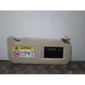 Recambio de parasol derecho para toyota corolla (e18) referencia OEM IAM   