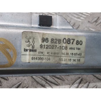 Recambio de elevalunas trasero izquierdo para peugeot 3008 allure referencia OEM IAM 9682808780 6 PINES 