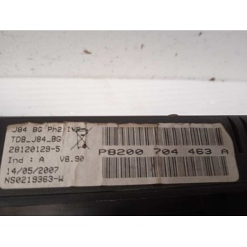 Recambio de cuadro instrumentos para renault scenic ii 1.5 dci diesel referencia OEM IAM 8200704463 8200704463A P8200704463A