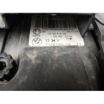 Recambio de faro izquierdo para bmw x3 (e83) 2.0 sd referencia OEM IAM 716218906 0301235201 óptica golpeada