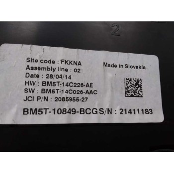 Recambio de cuadro instrumentos para ford focus lim. (cb8) ambiente referencia OEM IAM BM5T10849BCG BM5T10849BCG 