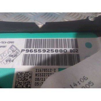 Recambio de cuadro instrumentos para peugeot 307 cc (s2) sport referencia OEM IAM P9655925880 9655925880 
