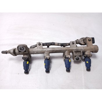 Recambio de rampa inyectora para kia picanto 1.1 cat referencia OEM IAM 3531002900  inyector azul