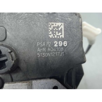 Recambio de cerradura puerta trasera izquierda para peugeot 3008 confort referencia OEM IAM 732296  6 PINS
