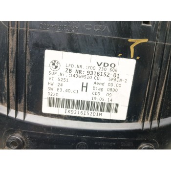Recambio de cuadro instrumentos para bmw x1 (e84) sdrive 18 d referencia OEM IAM 931615201 14369510 