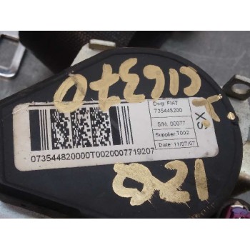 Recambio de cinturon seguridad delantero izquierdo para fiat linea (110) emotion referencia OEM IAM 735448200  