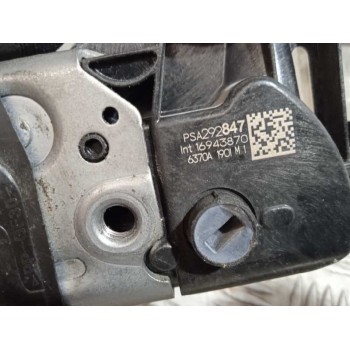 Recambio de cerradura puerta delantera derecha para peugeot 208 (p2) active referencia OEM IAM 9829284780 PSA292847 6 PINS