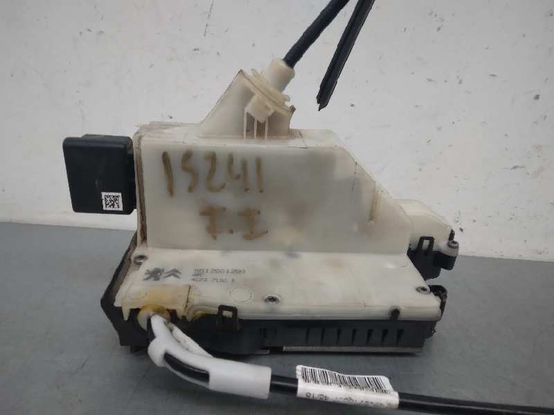 Recambio de cerradura puerta trasera izquierda para peugeot 2008 (--.2013) allure referencia OEM IAM 9812501280 5 PINES 