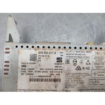 Recambio de sistema audio / radio cd para seat arona (kj7, kjp) 1.0 tsi referencia OEM IAM 6F0035871B  