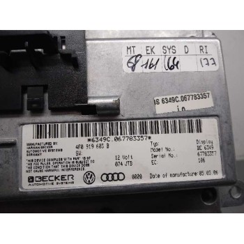 Recambio de sistema navegacion gps para audi a6 berlina (4f2) 3.0 tdi quattro (165kw) referencia OEM IAM 4E0035729  