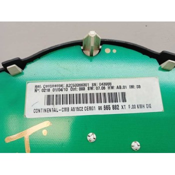 Recambio de cuadro instrumentos para citroën c3 sx referencia OEM IAM 96665882XT 96665882XT 