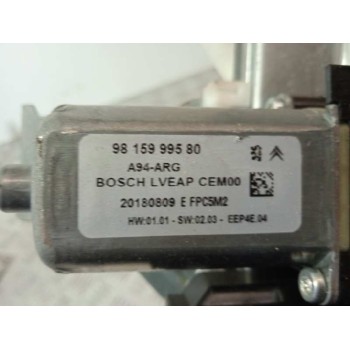 Recambio de elevalunas trasero izquierdo para peugeot 2008 (--.2013) allure referencia OEM IAM 9819907180 9815999580 6 PINS