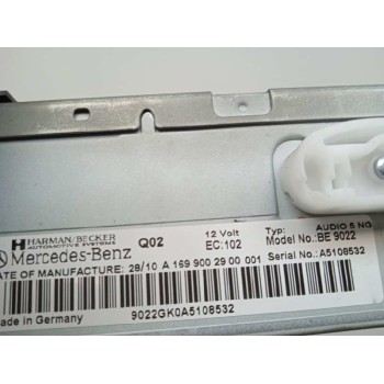Recambio de sistema audio / radio cd para mercedes-benz clase b (w245) 180 cdi (245.207) referencia OEM IAM A1699002900  