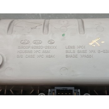 Recambio de luz interior para hyundai ix35 classic 2wd referencia OEM IAM 928202sxxx TECHO SOLAR 