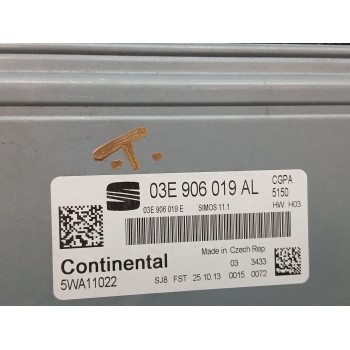 Recambio de centralita motor uce para seat ibiza sc (6j1) reference tech referencia OEM IAM 03E906019AL  