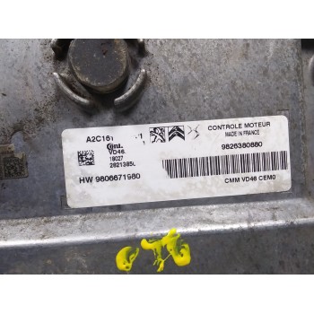 Recambio de centralita motor uce para citroën c4 picasso feel referencia OEM IAM 9826380880 9806671980 CONTINENTAL