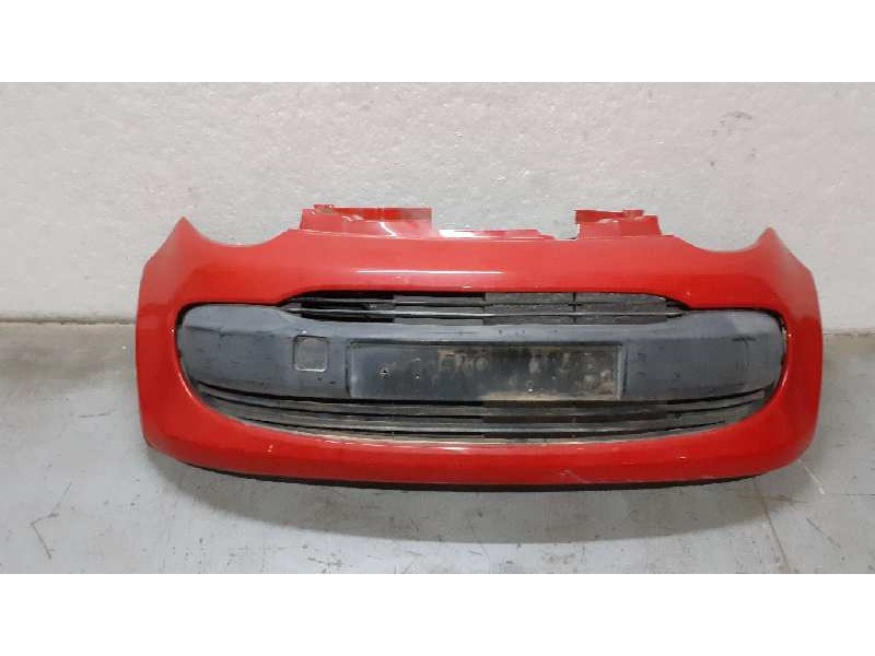 Recambio de paragolpes delantero para citroën c1 sx referencia OEM IAM 521190H070 ROJO TOCADO SOPORTE Y ROZADO
