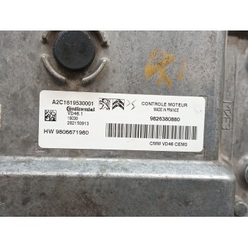 Recambio de centralita motor uce para citroën c4 picasso feel referencia OEM IAM 9826380880 A2C1619530001 CONTINENTAL