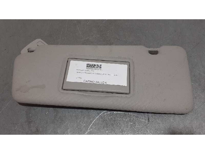 Recambio de parasol izquierdo para renault megane iii berlina 5 p 1.2 16v referencia OEM IAM   