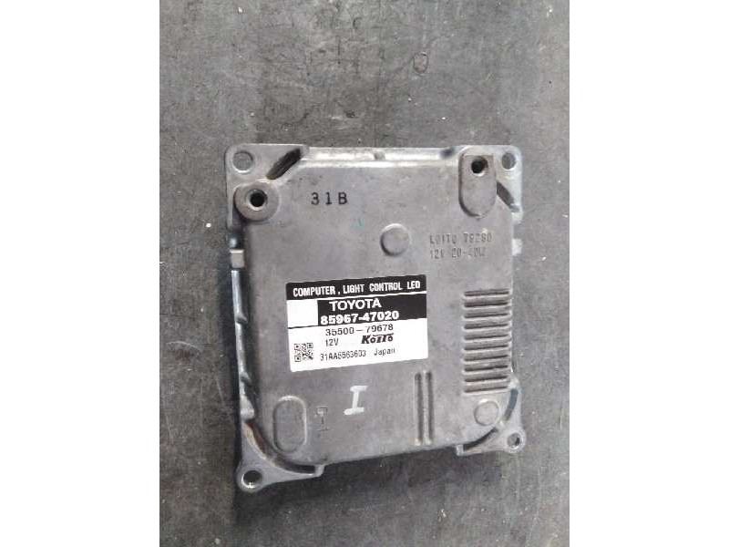 Recambio de centralita luces para lexus ct 200h referencia OEM IAM 8596747020 LUCES LED IZQUIERDA 8596747020