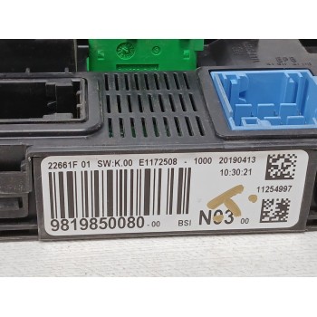 Recambio de centralita bsi para peugeot 2008 (--.2013) referencia OEM IAM 9819850080  