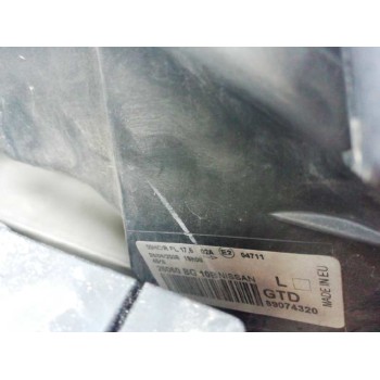 Recambio de faro izquierdo para nissan micra (k12e) acenta referencia OEM IAM 26060BG10B 89074320 SOPORTE ROTO