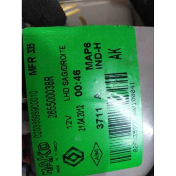 Recambio de piloto trasero derecho interior para renault fluence 1.5 dci diesel fap referencia OEM IAM 265500038R  265500038R