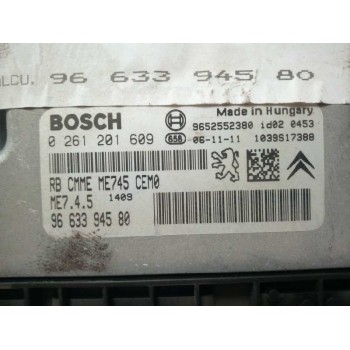 Recambio de centralita motor uce para citroën c4 coupe lx referencia OEM IAM 9663394580 0261201609 9644692380