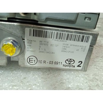 Recambio de sistema navegacion gps para toyota yaris hybrid active referencia OEM IAM 861400D320 868400F020 